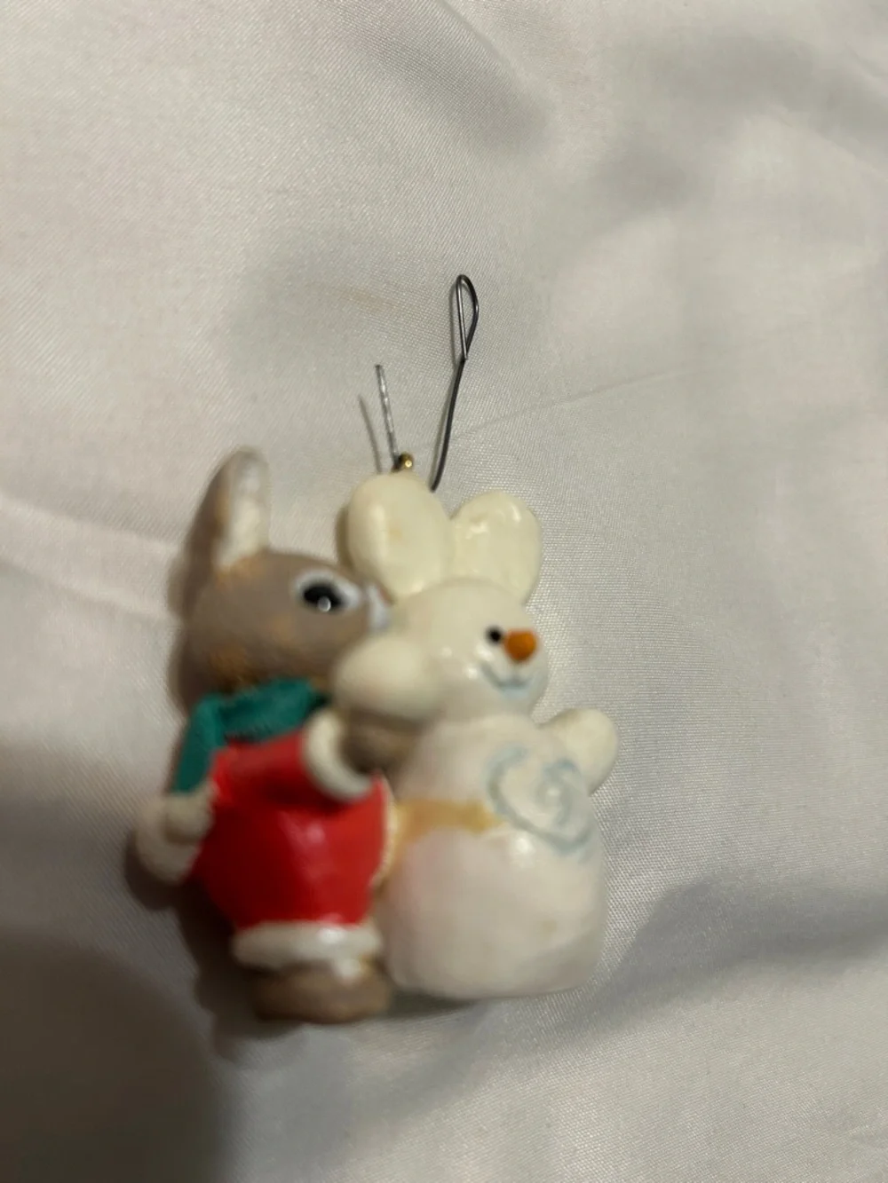 $🔟+$4.99📦💘 Hallmark Christmas bunny snowman ornament